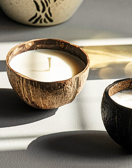 Coconut Shell Candle