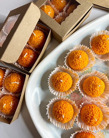 Ladoo Candles - Pack of 4