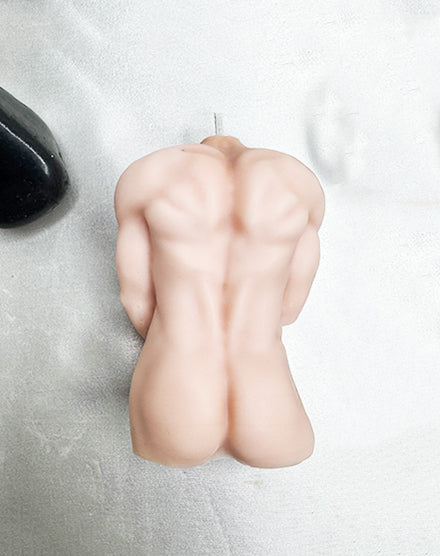 Male Torso Candle