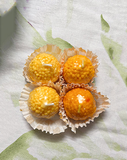 Ladoo Candles - Pack of 4