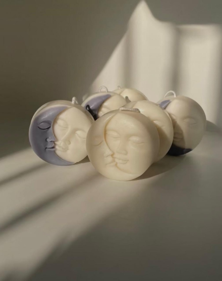 3D Moon Candle
