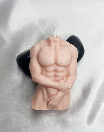 Male Torso Candle