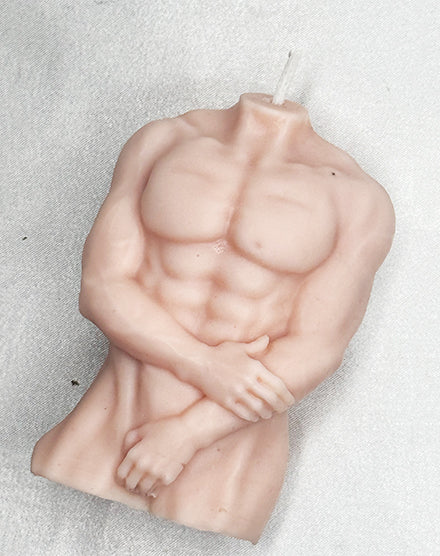 Male Torso Candle