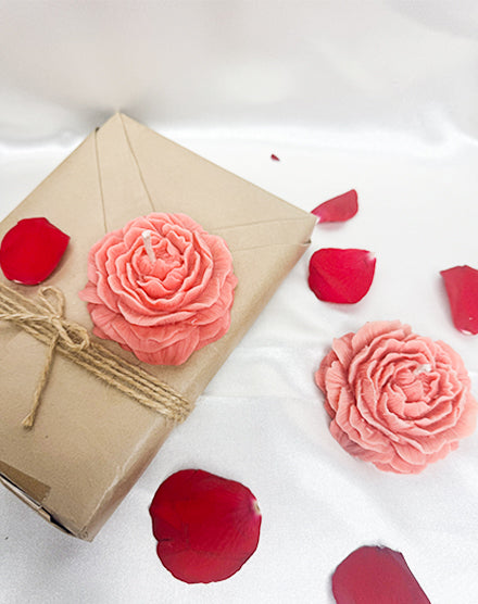 Peony Flower Candles - Rs. 80/pc