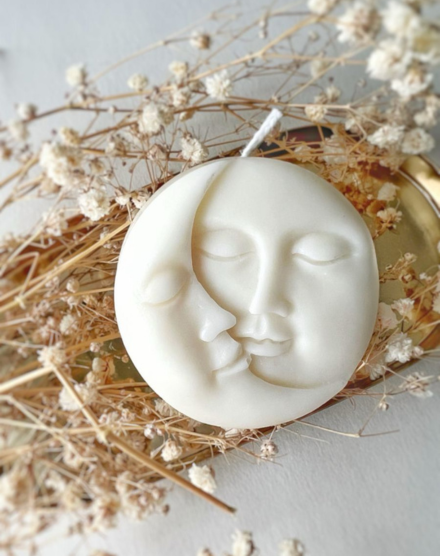 3D Moon Candle