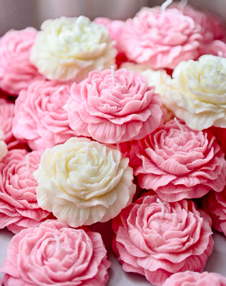 Peony Flower Candles - Rs. 80/pc