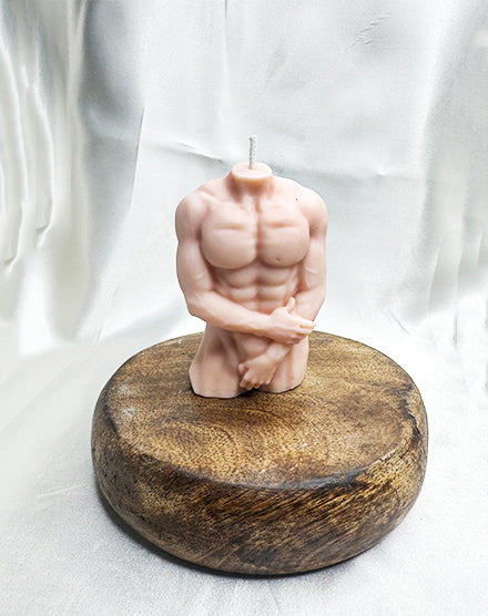 Male Torso Candle