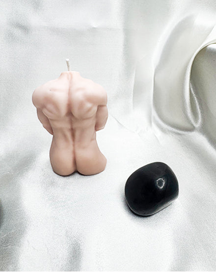 Male Torso Candle